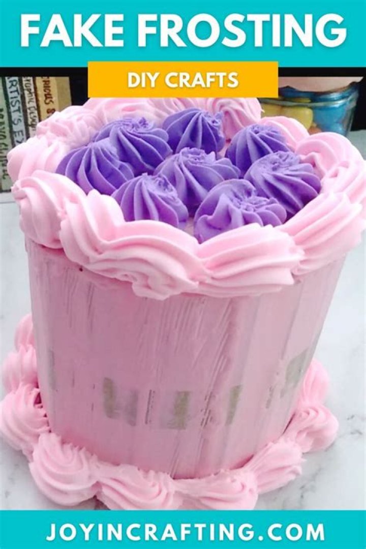 Quick Answer: How To Make Fake Icing For Crafts
