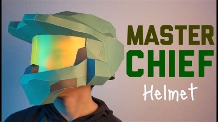 Quick Answer: How To Make Master Chief Helmet