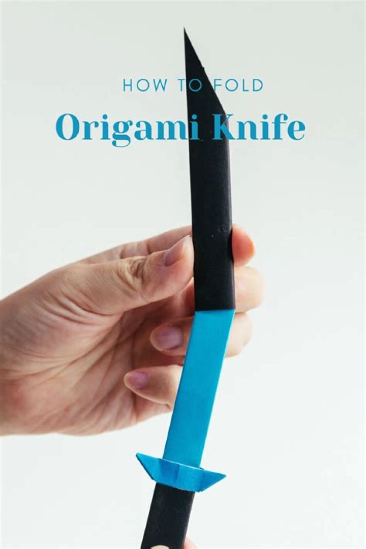 How To Make Origami Knife