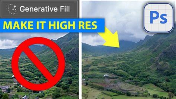 How To Make Small Image High Resolution In Photoshop