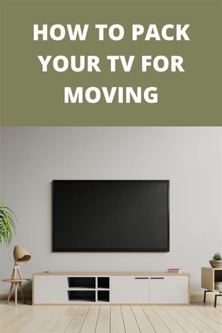 How To Move Tv Without Box