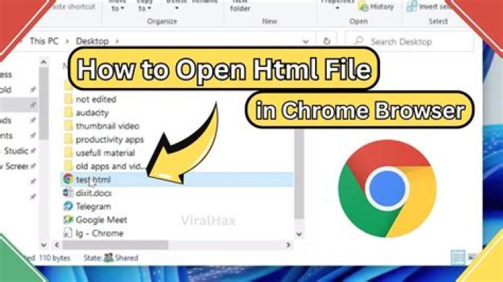Question: How To Open Html File