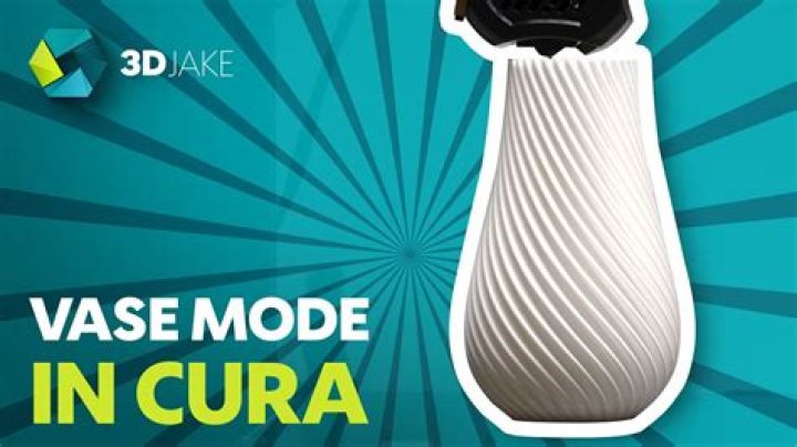 Quick Answer: How To Print In Vase Mode Cura