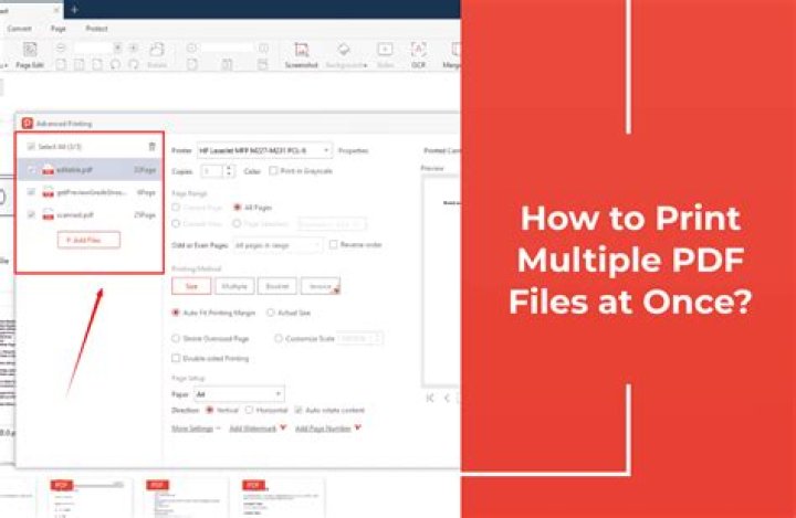 Quick Answer: How To Print Multiple Files At Once Mac