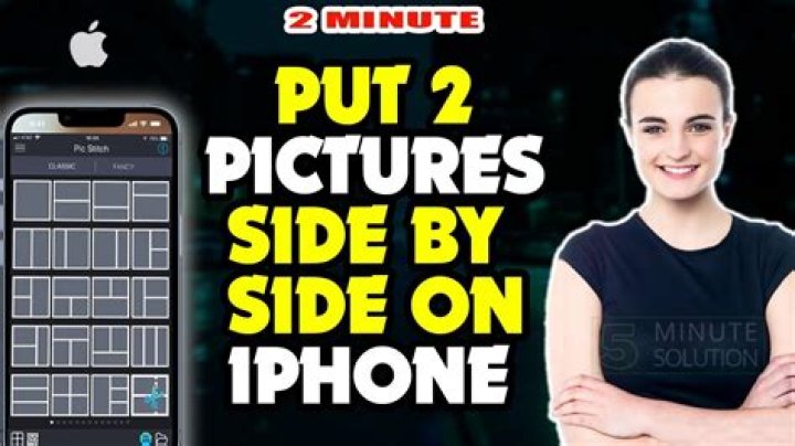 How To Put Two Pictures Side By Side On Iphone