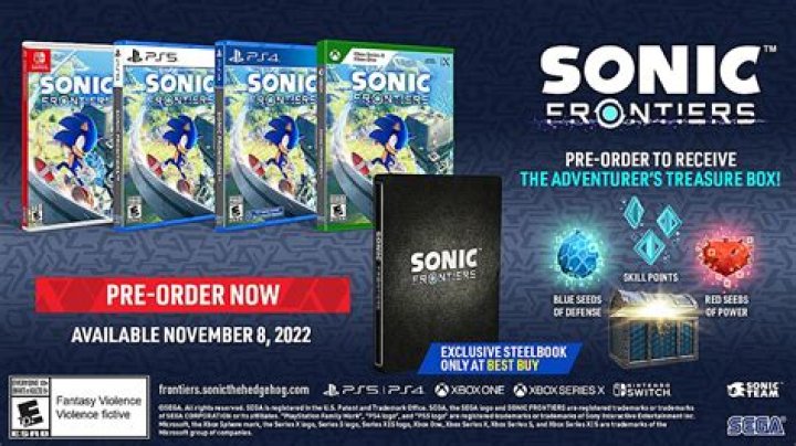 How to Redeem Sonic Frontiers Pre-Order Bonus Rewards