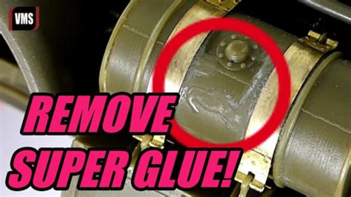 Quick Answer: How To Remove Super Glue From Plastic Models