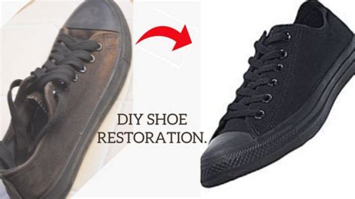 How To Restore Faded Black Canvas Shoes