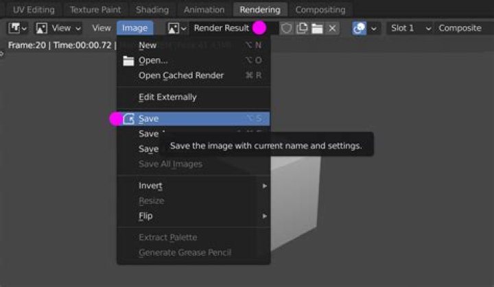 How To Save Rendered Image In Blender
