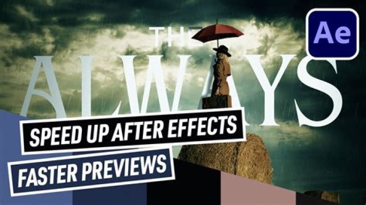 Quick Answer: How To Speed Up After Effects Preview