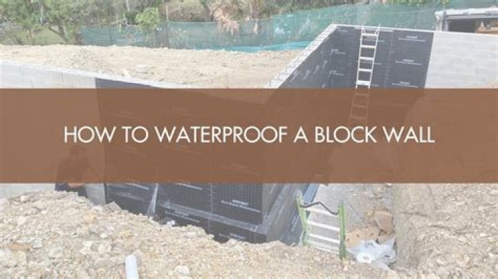 Question: How To Waterproof Cinder Block Walls