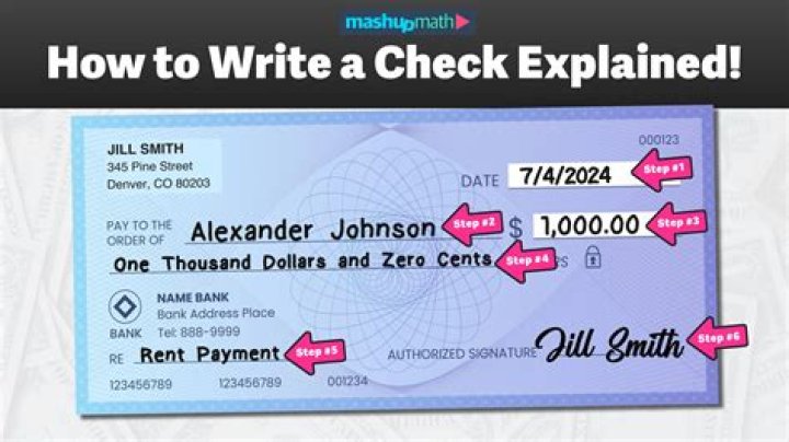Question: How To Write Out A Check For 1000 Dollars
