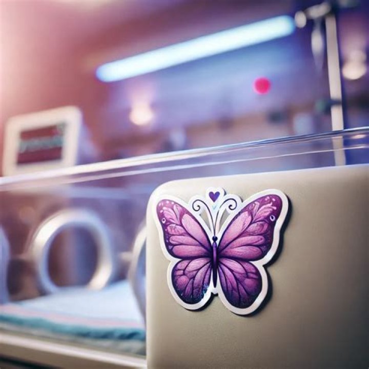 If you see a purple butterfly sticker near a newborn, you need to know what it means