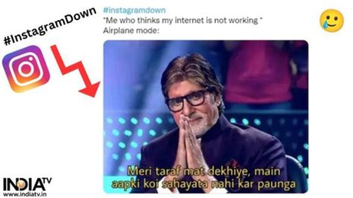 #InstagramDown!! Instagram’s global outage sparks hilarious memefest on Twitter. See tweets – India TV