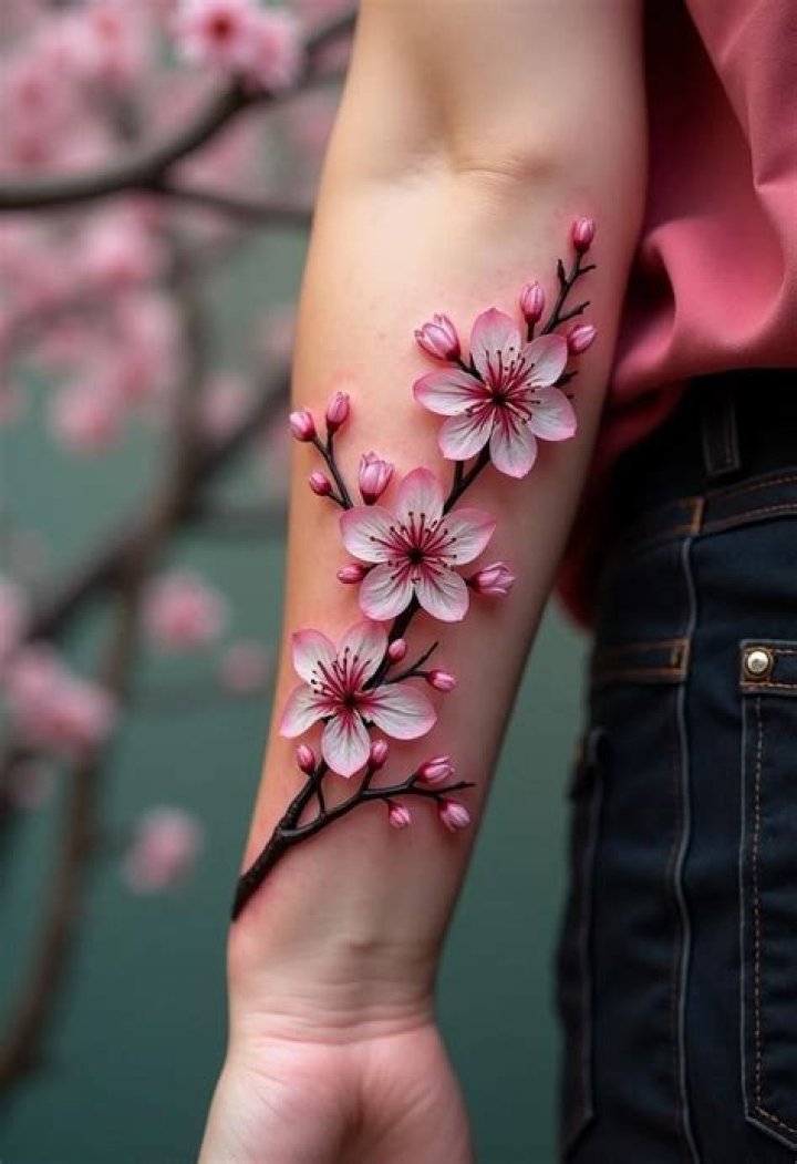 Embracing Beauty: The Allure Of Japanese Blossom Flower Tattoos