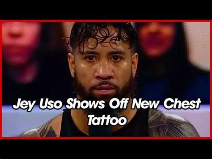 Jey Uso Shows Off New Chest Tattoo
