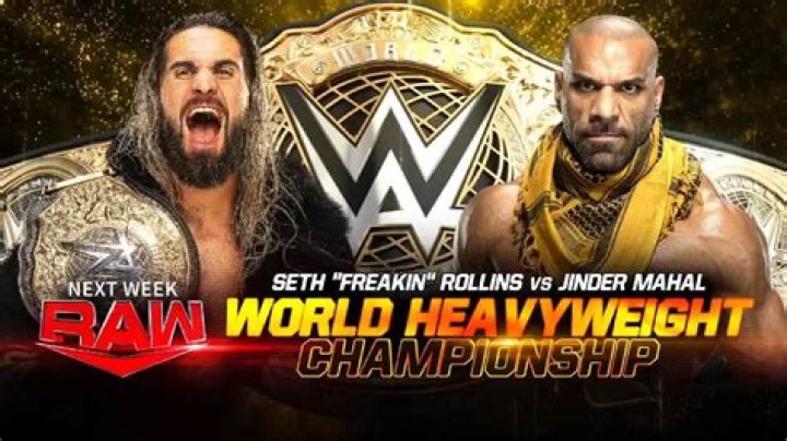 Jinder Mahal Unveils Post-WWE World Heavyweight Title Plans After RAW Victory
