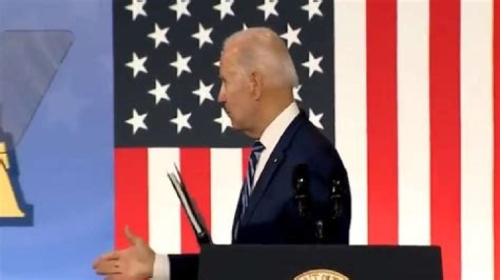 Joe Biden ghostly handshake with nobody video Twitter trolls reactions – India TV