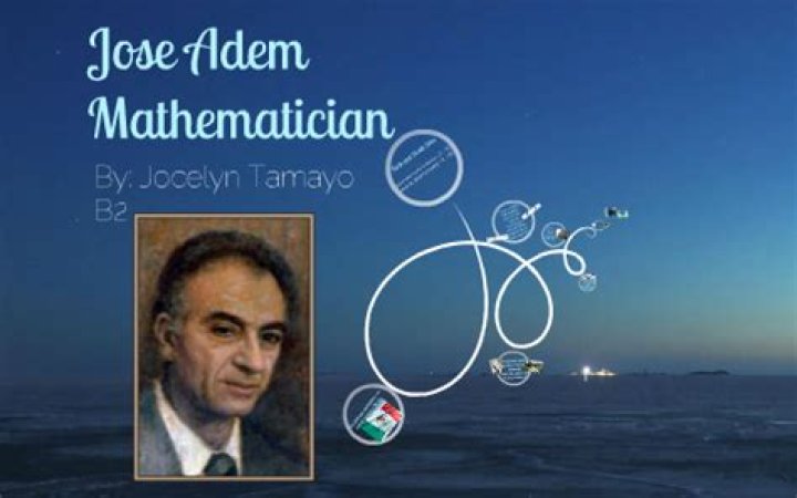 Unveiling The Genius Of Jose Adem: A Mathematician's Journey