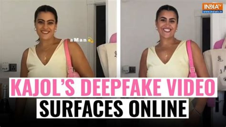 Kajol’s deepfake video changing clothes surfaces on social media