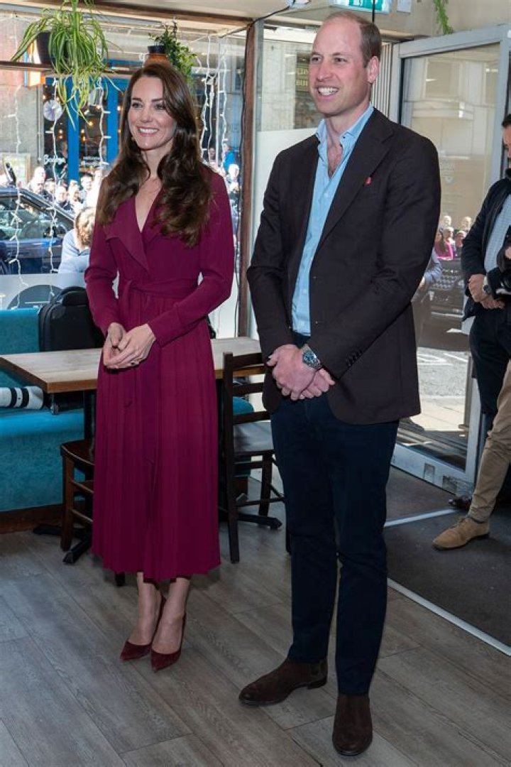 Shop Kate Middleton's £183 Burgundy Karen Millen Dress