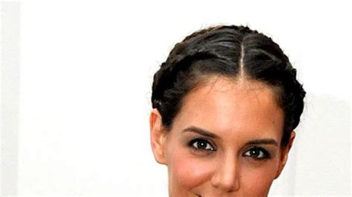 Katie Holmes’ braided up-do - celebrity hair and hairstyles