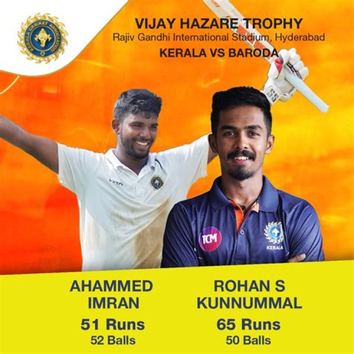 Kerala vs Maharashtra Vijay Hazare Trophy Live Scorecard Overview