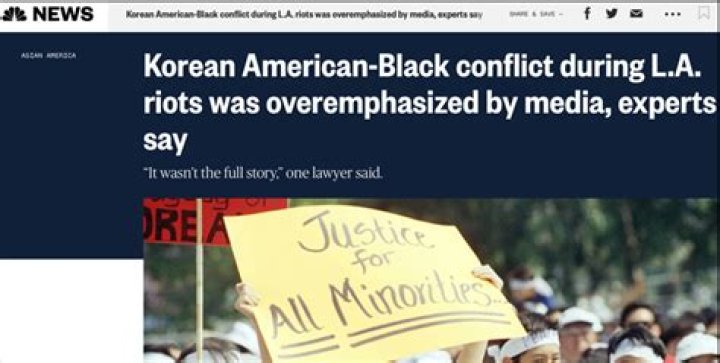 Korean American-Black conflict during L.A. riots was overemphasized by media, experts say