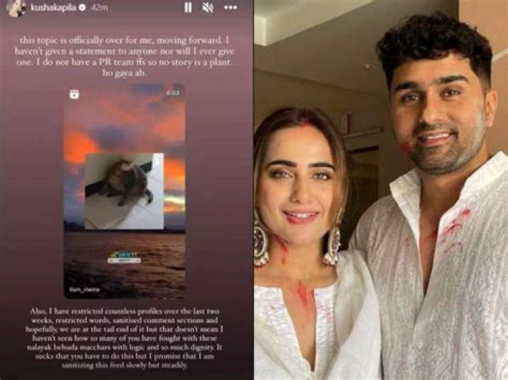 Kusha Kapila finally REACTS for being trolled post divorce from Zorawar, says 'Ho gaya ab...' – India TV