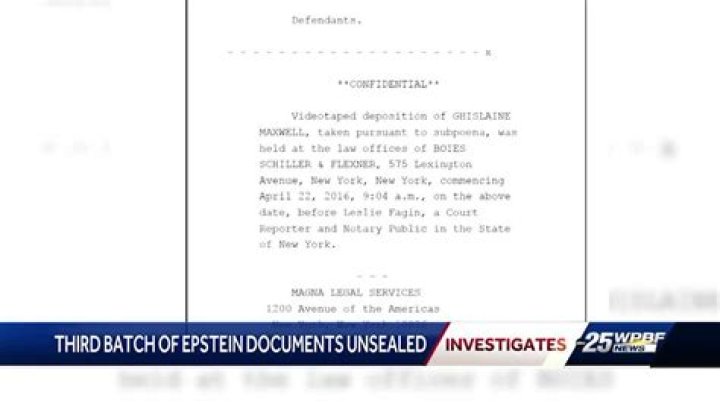 Last batch of unsealed Jeffrey Epstein documents released