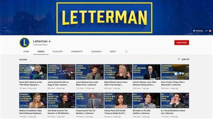 David Letterman Launches New YouTube Page with Classic Clips from His Late Night Shows