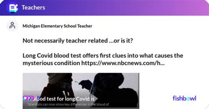 Long Covid blood test shows differences in the immune system, research finds