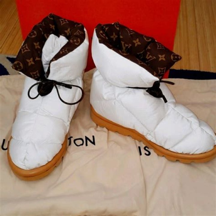 Louis Vuitton Pillow Boots Are The Puffer Shoes All Over Instagram