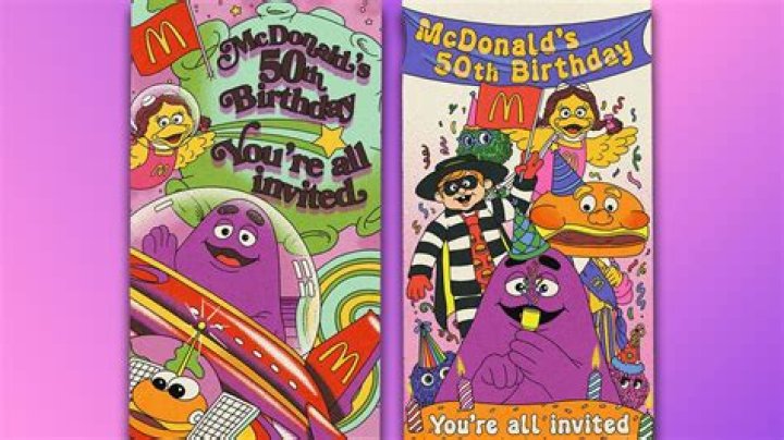 Celebrating The Joy: McDonald's Characters Birthdays