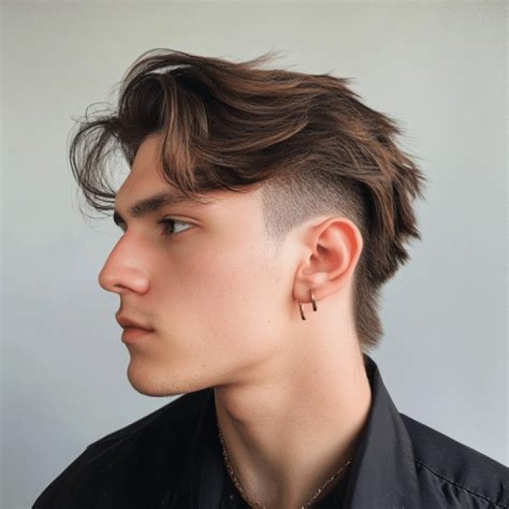 Embracing The Middle Part Mullet: A Stylish Revival