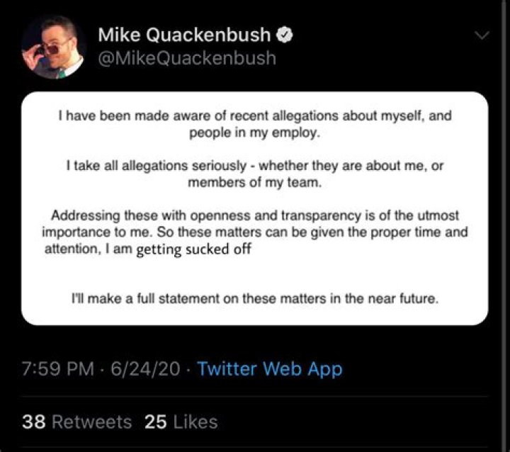 Mike Quackenbush Called Out In #SpeakingOut For Harboring Racist, Homophobic, & Abusive Culture In Chikara