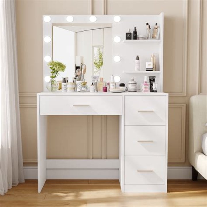 Transform Your Space With A Mirrored Vanity Desk