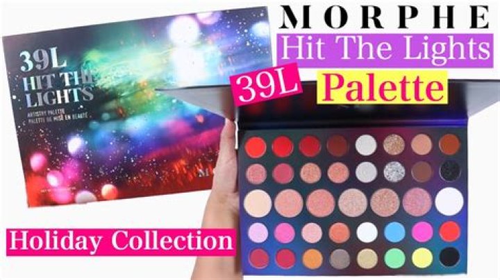 5 women test: Morphe 39L Hit The Lights Eyeshadow Palette