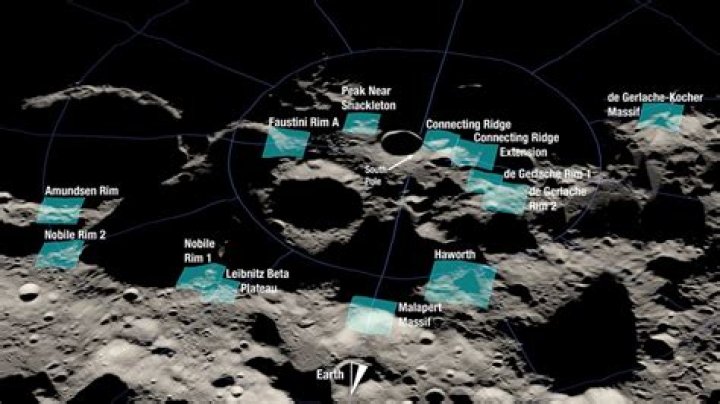 NASA and China are eyeing the same landing sites near the lunar south pole