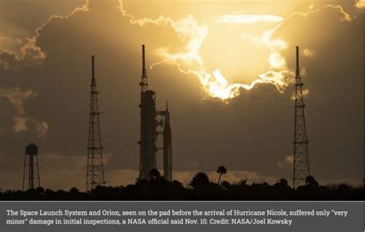 NASA investigating “very minor” Artemis hurricane damage