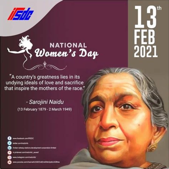 National Womens Day Remembering Sarojini Naidu Nightingale of India – India TV