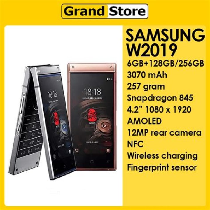 Samsung W2019 flip phone with dual display and dual 12MP rear cameras announced – India TV