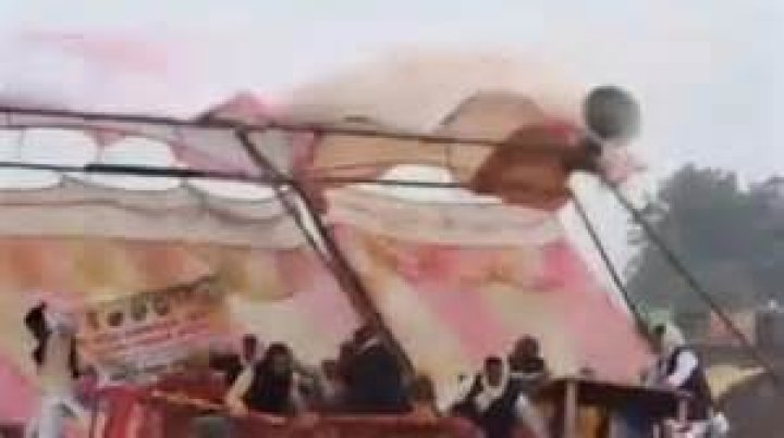 Stage collapses as Bihar leader criticises Ram Mandir's 'Pran Pratishtha' event, ex-MP among injured – India TV