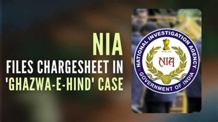 NIA files chargesheet in 'Ghazwa-e-Hind' case for radicalizing youth over social media – India TV