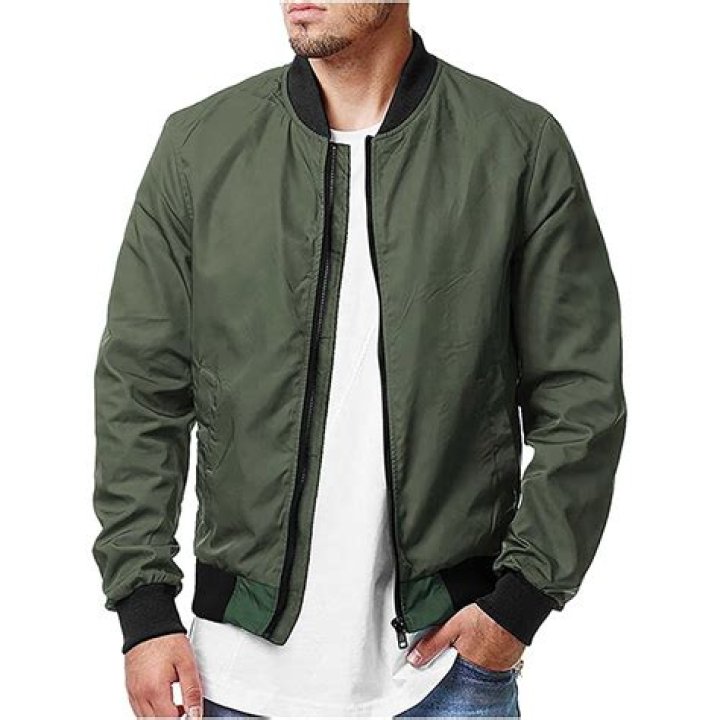 Elevate Your Style With Olive Green Men's Bomber Jackets