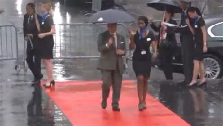 Pak PM Shehbaz Sharif trolled for snatching umbrella from woman officer in Paris video goes viral France latest news – India TV
