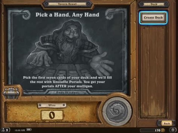 'Hearthstone' Pick a Hand, Any Hand Tavern Brawl Guide