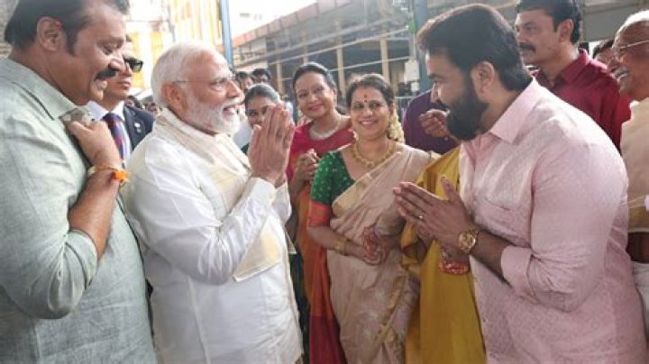PM Modi, Mammootty and Mohanlal attend Suresh Gopi’s daughter’s wedding