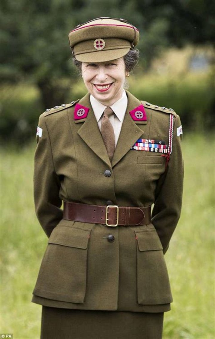 Exploring The Elegance Of Princess Anne's Military Uniform