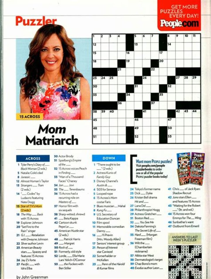 Unlock Fun And Challenge With Printable People Magazine Crossword Puzzles